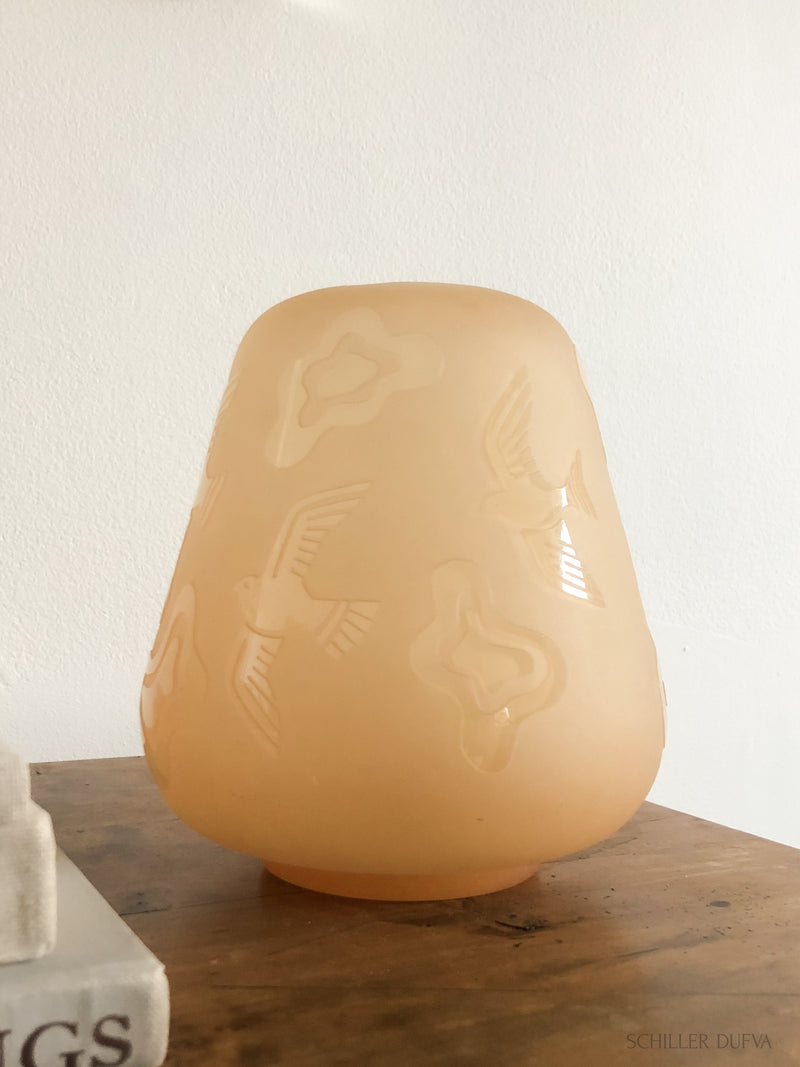 Amber Glass Vase