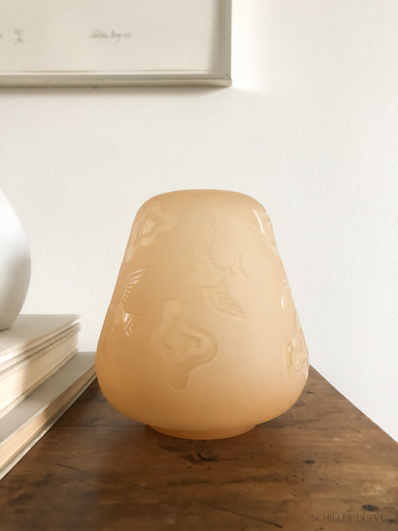 Amber Glass Vase