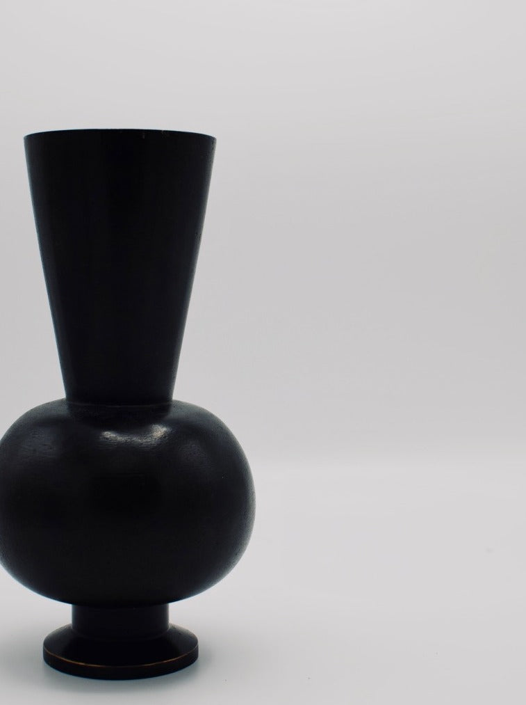 Swedish Modern bronze vase