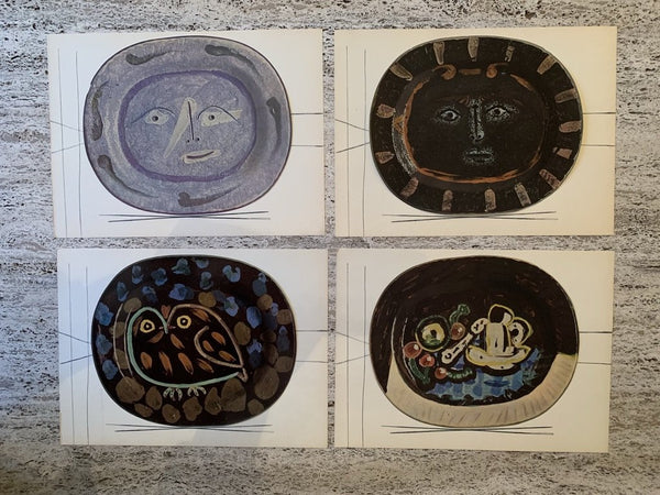 Vintage Ceramic Print "Owl"