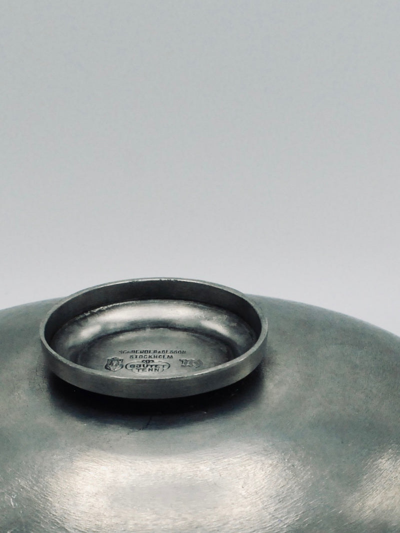 Edwin Ollers modernist pewter bowl