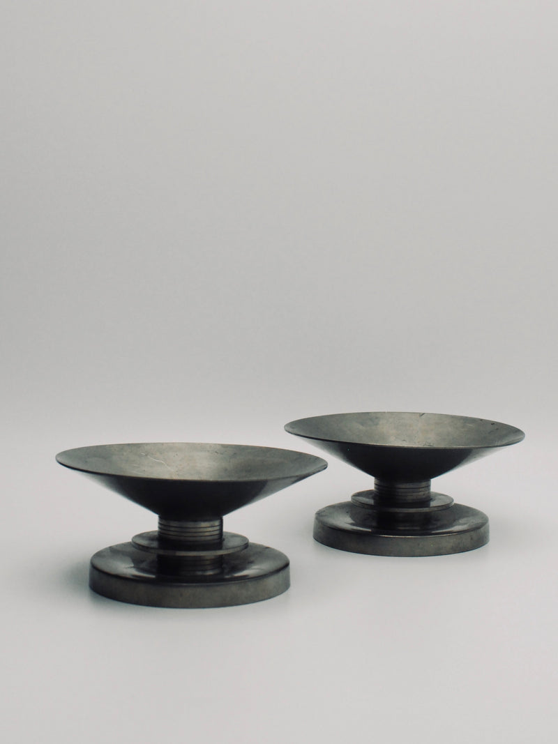 Pair of Sylvia Stave Candleholders
