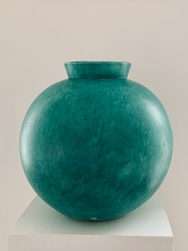Wilhelm Kåge Large Spherical Argenta Vase