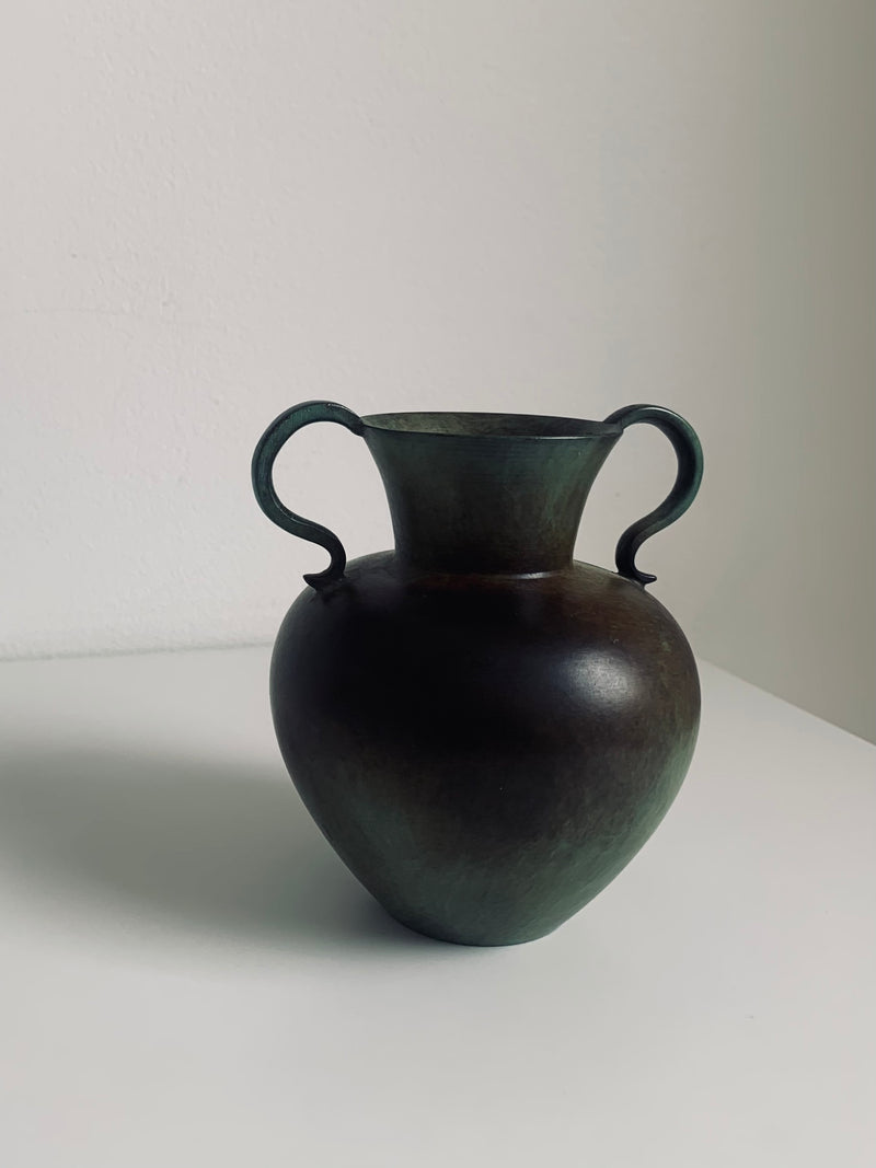 Bronze vase with handles