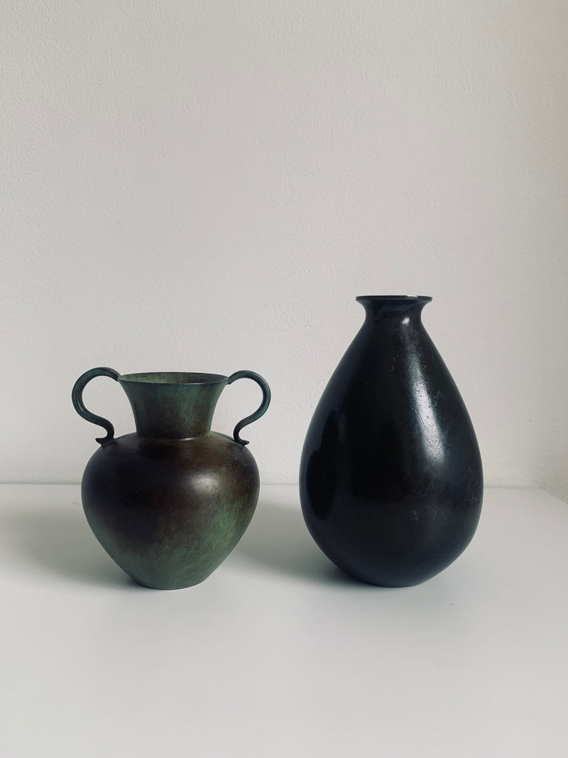 Bronze vase with handles