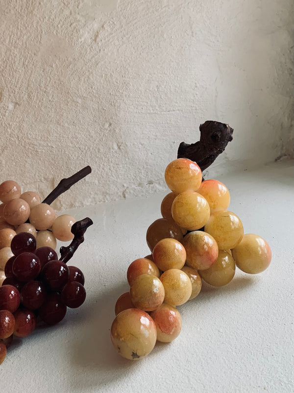 Yellow alabaster grapes