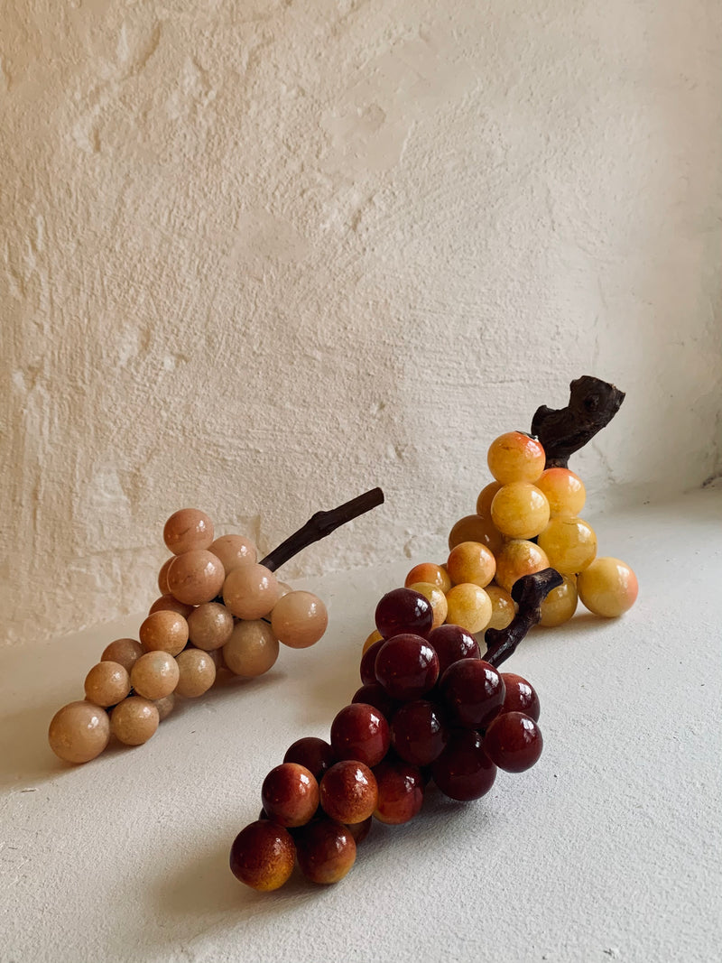 Burgundy alabaster grapes