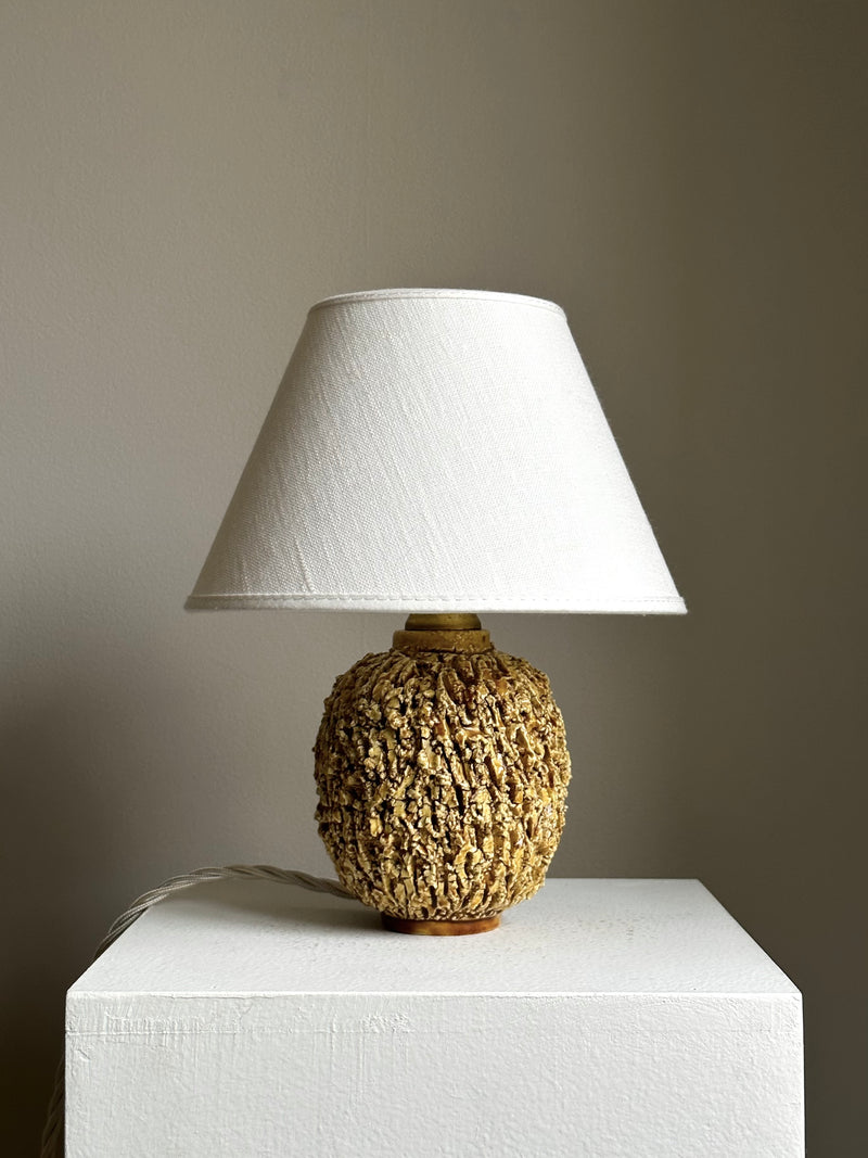 Gunnar Nylund Small Chamotte Table Lamp