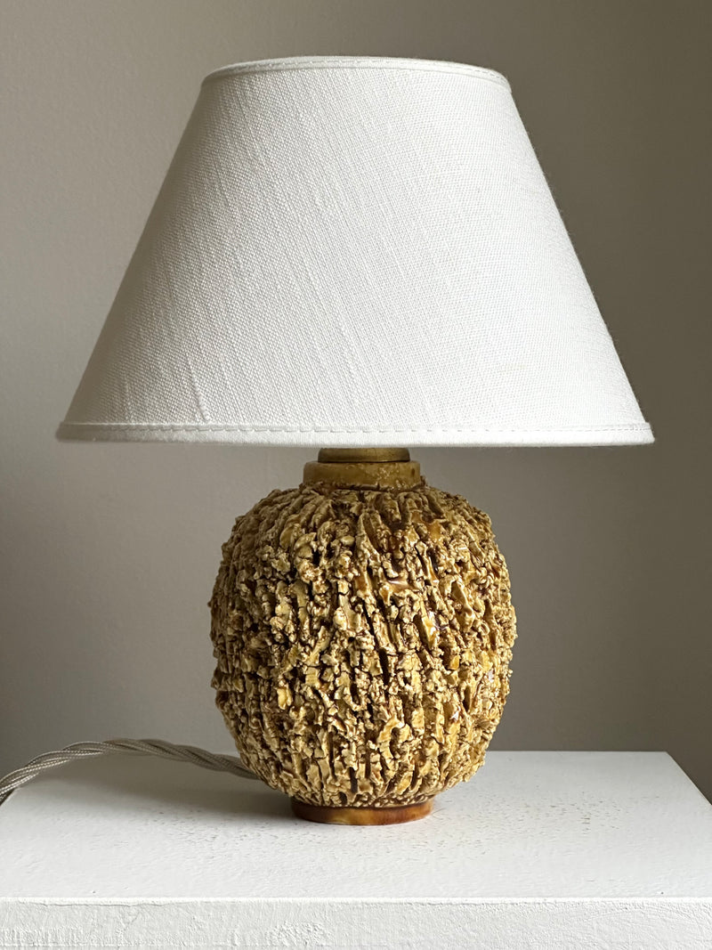 Gunnar Nylund Small Chamotte Table Lamp