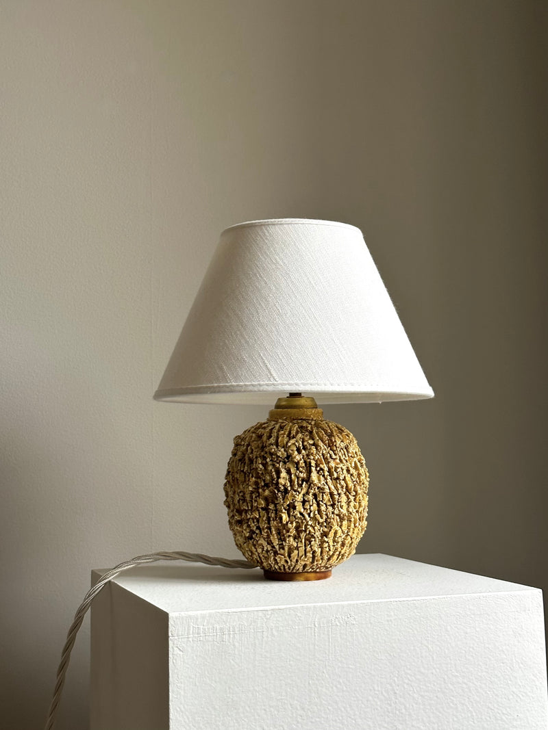 Gunnar Nylund Small Chamotte Table Lamp