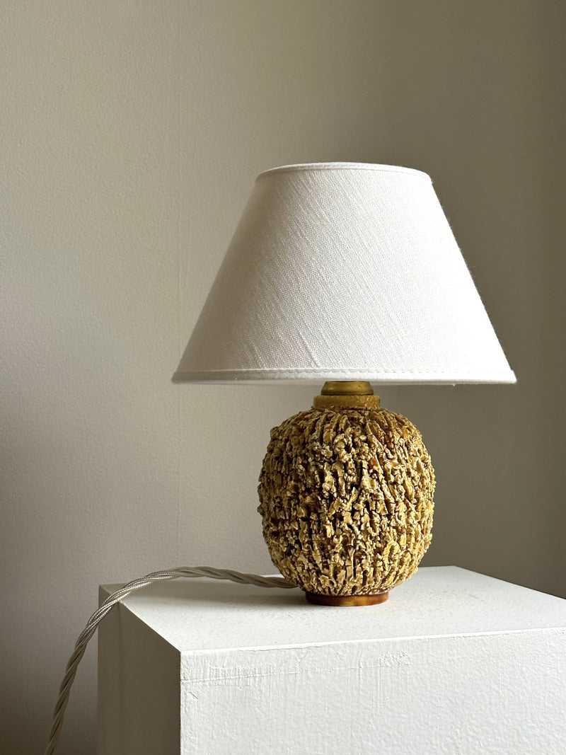 Gunnar Nylund Small Chamotte Table Lamp