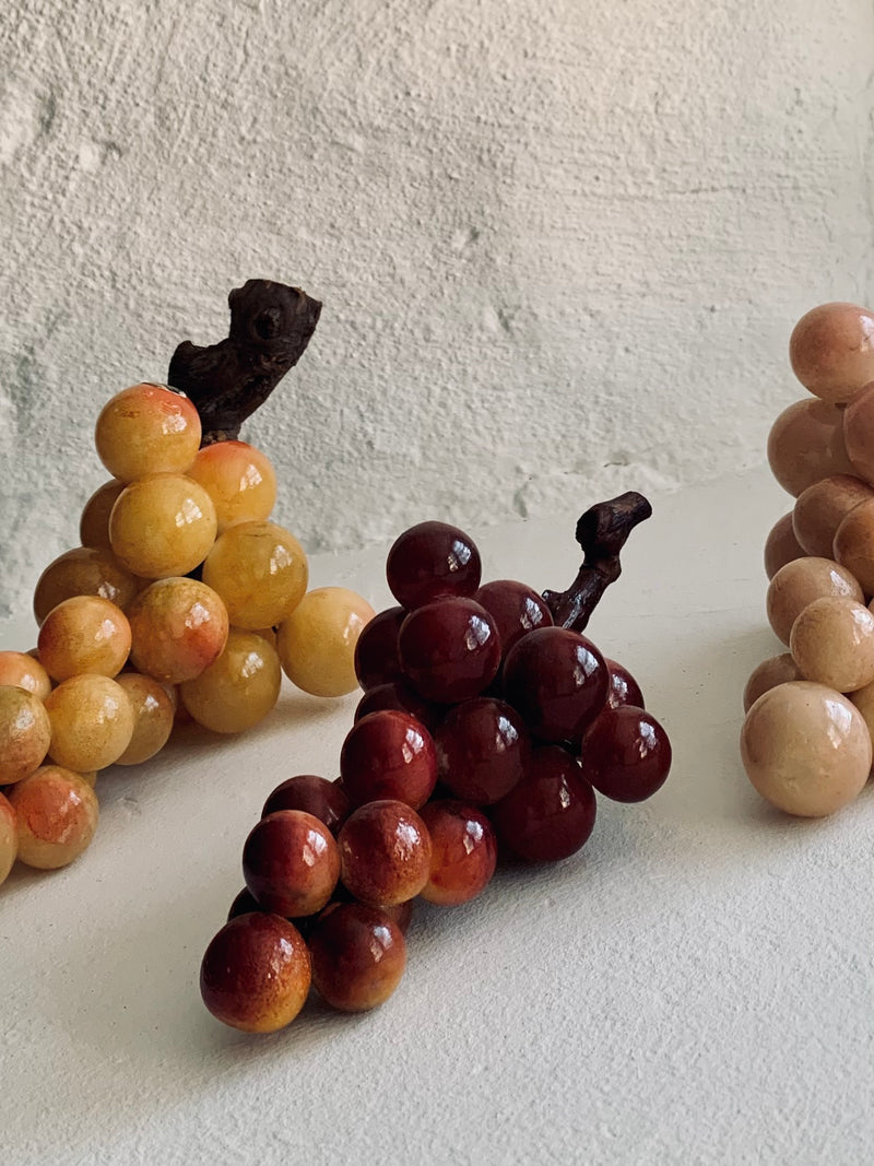 Burgundy alabaster grapes