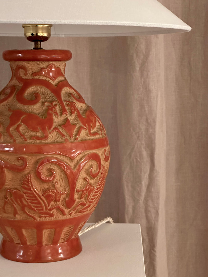 Italian ceramic table lamp