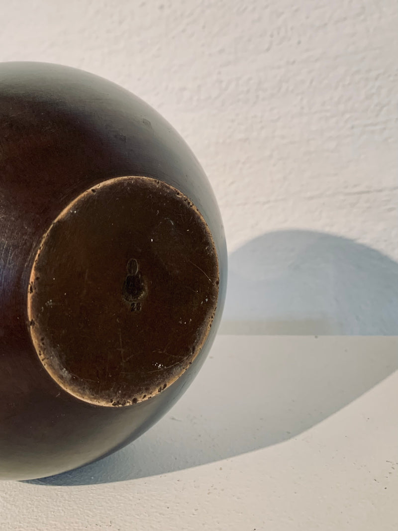 Just Andersen patinated bronze vase