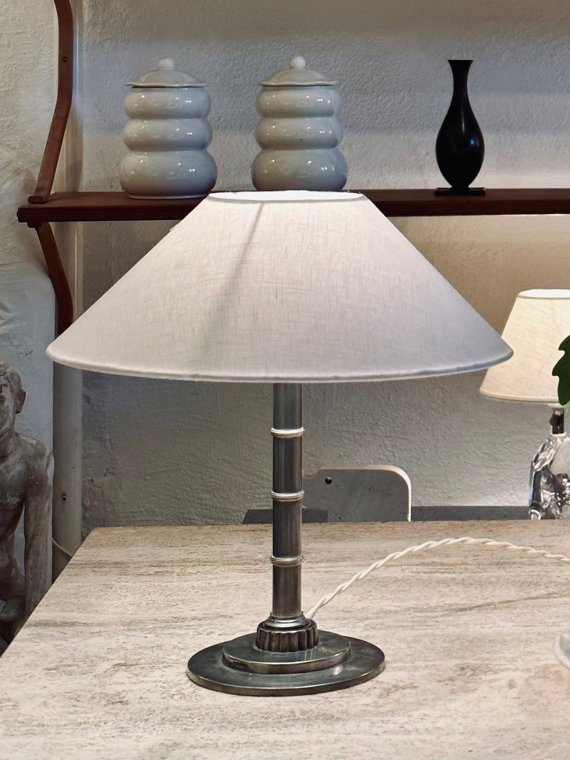 Erik Fleming Pewter Table Lamp