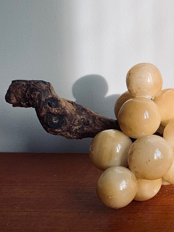 Large Alabaster Bunch of Grapes