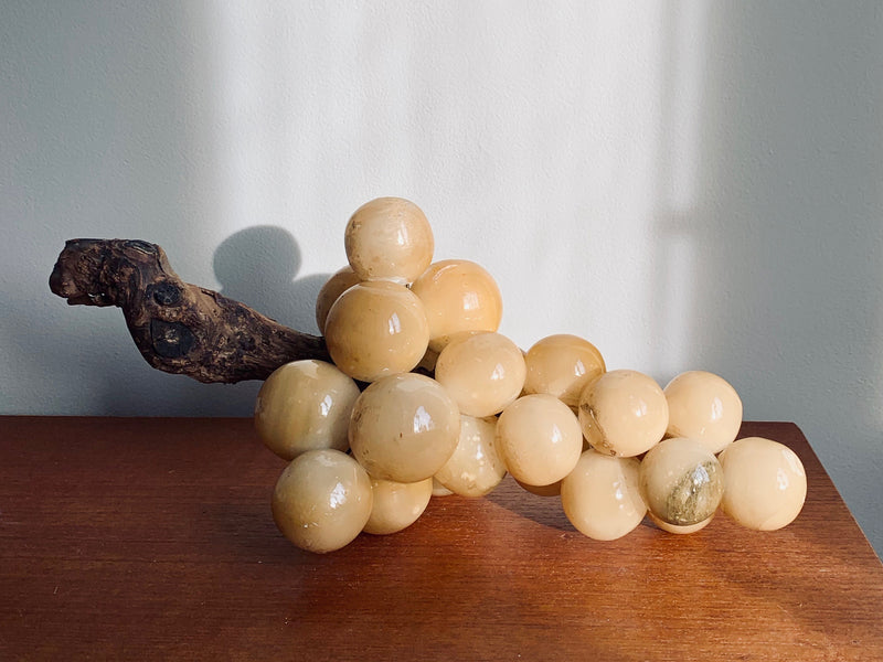 Large Alabaster Bunch of Grapes
