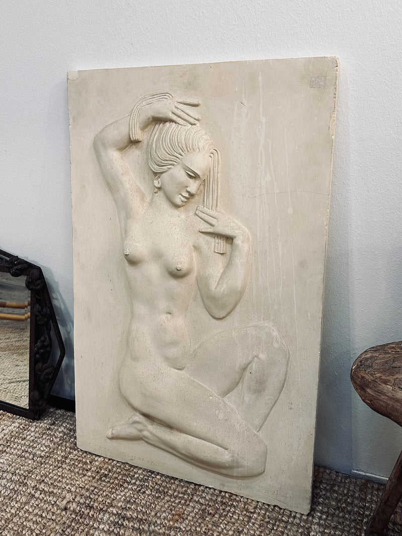 Plaster Wall Relief
