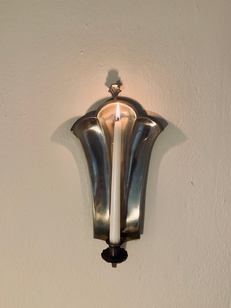 Pewter Candle Wall Sconces