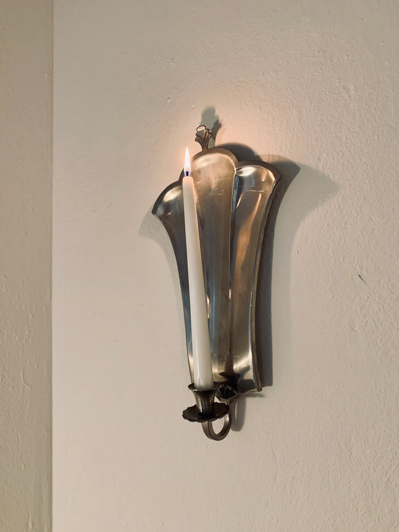 Pewter Candle Wall Sconces