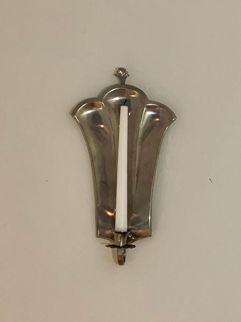Pewter Candle Wall Sconces