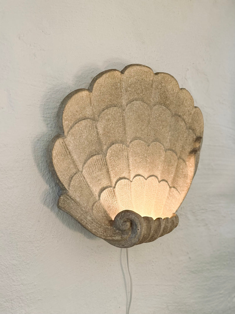 Sculptural Shell Wall Light