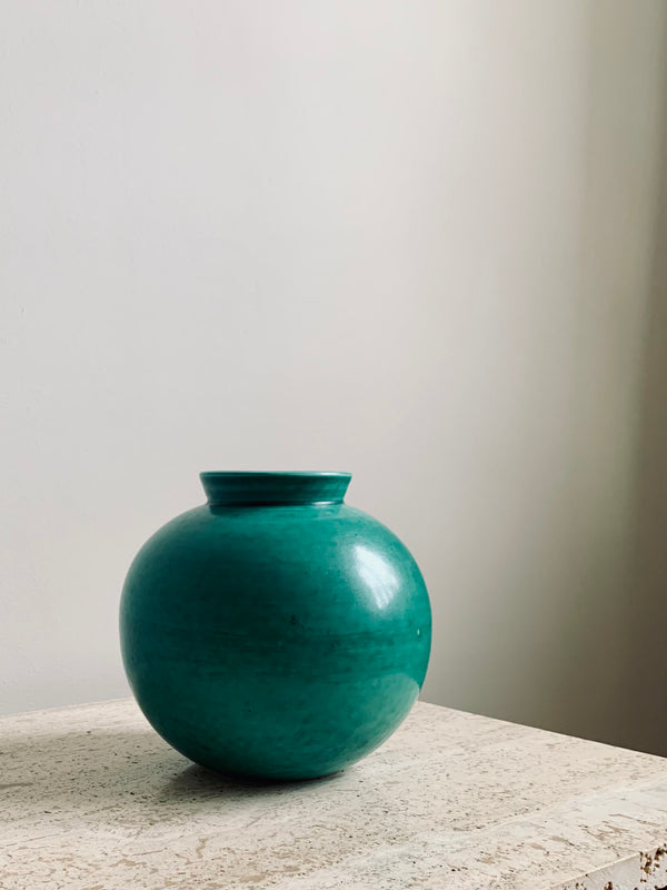 Wilhelm Kåge Spherical Argenta Vase