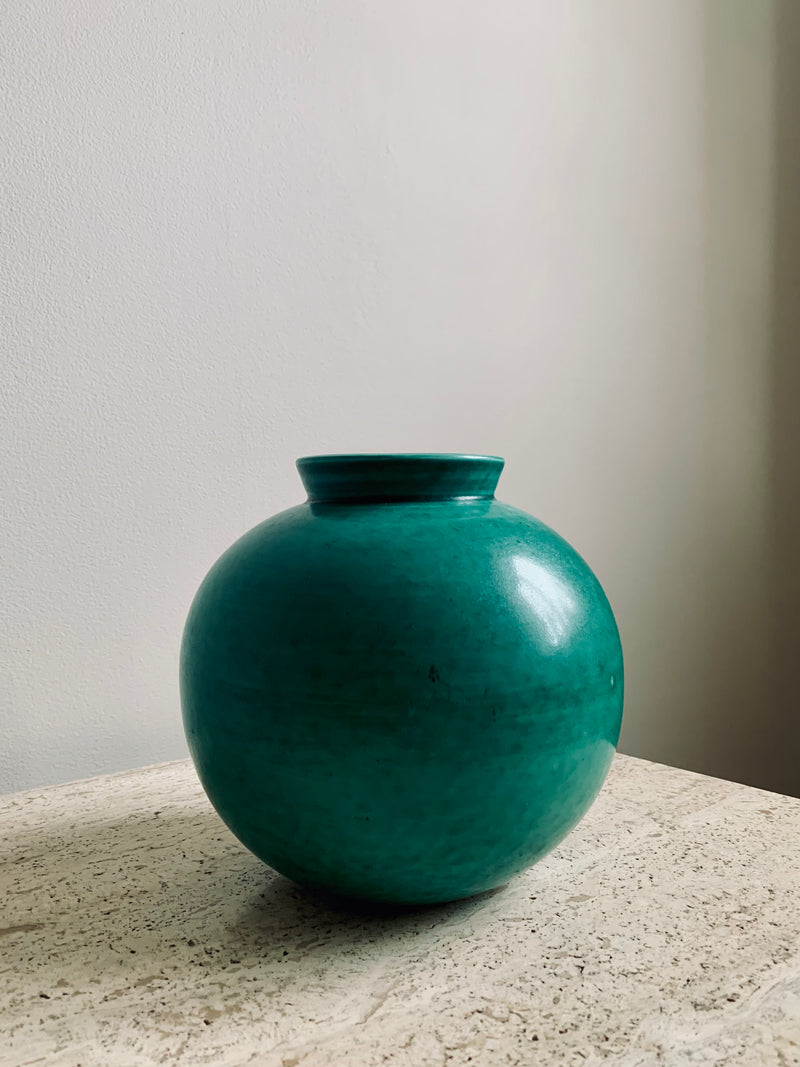 Wilhelm Kåge Spherical Argenta Vase
