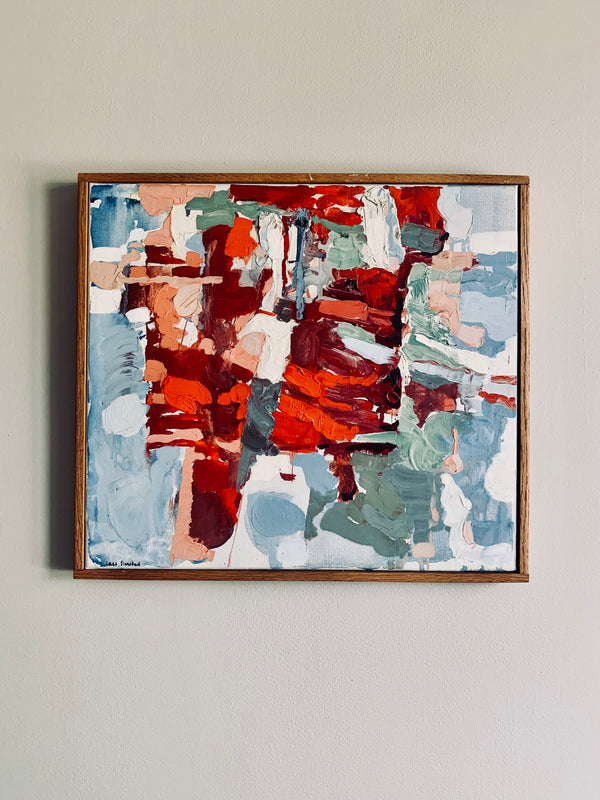 Abstract Oil on Canvas